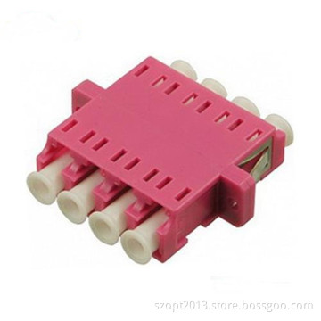 Fiber Adaptor LC-LC Quad OM4